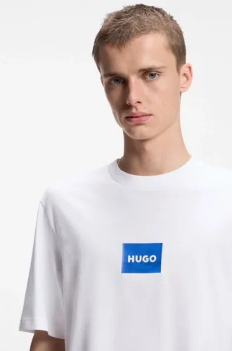 Logo-print T-shirt in cotton jersey