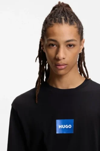 Logo-print T-shirt in cotton jersey