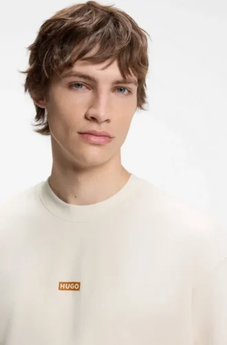 Logo-print T-shirt in cotton jersey