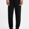Logo-print tracksuit bottoms in cotton terry