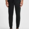 Logo-print tracksuit bottoms in cotton terry