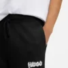 Logo-print tracksuit bottoms in cotton terry