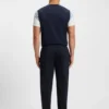 Logo-print tracksuit bottoms in cotton terry