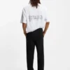 Logo-print tracksuit bottoms in cotton terry