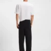 Logo-print tracksuit bottoms in cotton terry