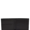 Logo-print wallet in leather