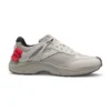Logo-spoiler trainers in mesh and faux suede