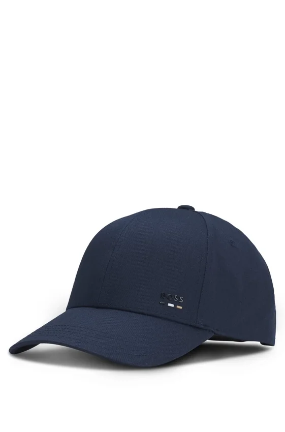 Logo-trim cap in cotton twill Logo-trim cap in cotton twill
