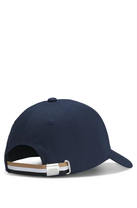 Logo-trim cap in cotton twill Logo-trim cap in cotton twill