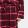 Logo-waistband pyjama bottoms in checked cotton