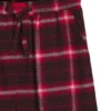 Logo-waistband pyjama bottoms in checked cotton