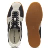 Low-top sneakers with suede trims