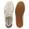Low-top sneakers with suede trims