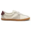 Low-top sneakers with suede trims