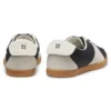 Low-top sneakers with suede trims