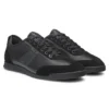 Low-top trainers with monogram jacquard