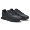 Low-top trainers with monogrammed uppers