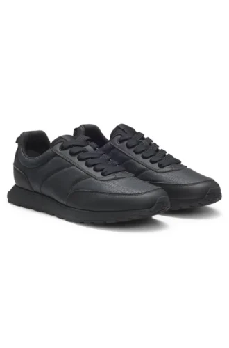Low-top trainers with monogrammed uppers
