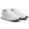 Low-top trainers with monogrammed uppers