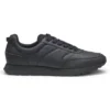 Low-top trainers with monogrammed uppers