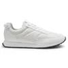 Low-top trainers with monogrammed uppers
