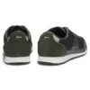 Low-top trainers with structured trims