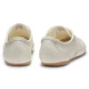 Low-top trainers with suede and leather