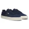 Low-top trainers with suede trims