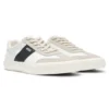 Low-top trainers with suede trims