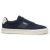 Low-top trainers with suede trims