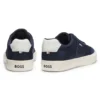 Low-top trainers with suede trims
