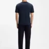 Luxe travel wool T-shirt with FK collar Luxe travel wool T-shirt with FK collar