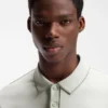 Luxury cotton polo shirt with contrast trim