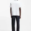 Luxury cotton polo shirt with contrast trim