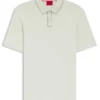 Luxury cotton polo shirt with contrast trim