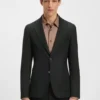 Machine-washable slim-fit jacket in stretch fabric Machine-washable slim-fit jacket in stretch fabric
