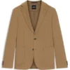 Machine-washable slim-fit jacket in stretch fabric Machine-washable slim-fit jacket in stretch fabric