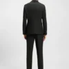 Machine-washable slim-fit jacket in stretch fabric Machine-washable slim-fit jacket in stretch fabric