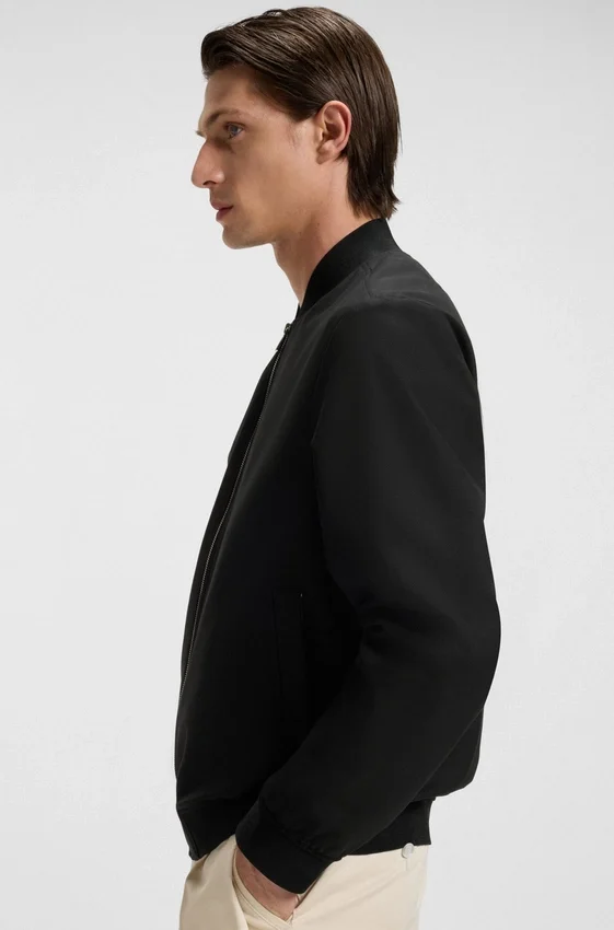 Machine-washable slim-fit jacket in stretch fabric Machine-washable slim-fit jacket in stretch fabric