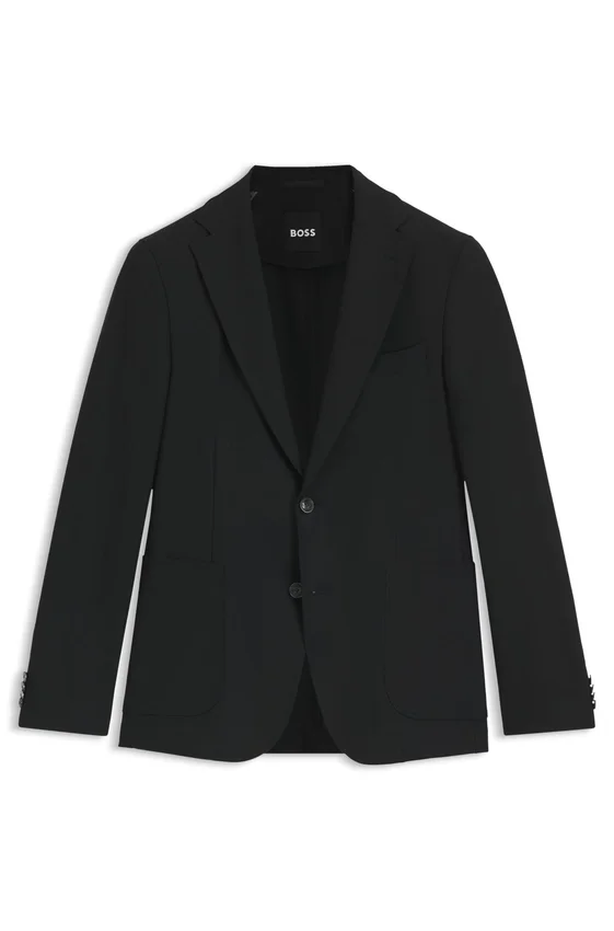 Machine-washable slim-fit jacket in stretch fabric Machine-washable slim-fit jacket in stretch fabric