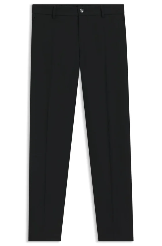 Machine-washable tapered-fit trousers in stretch fabric Machine-washable tapered-fit trousers in stretch fabric
