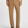 Machine-washable tapered-fit trousers in stretch fabric Machine-washable tapered-fit trousers in stretch fabric
