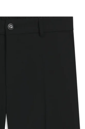 Machine-washable tapered-fit trousers in stretch fabric