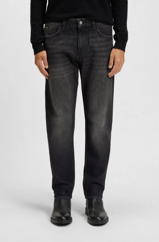 Maine black regular-fit jeans in mechanical-stretch denim Maine black regular-fit jeans in mechanical-stretch denim