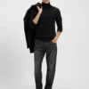 Maine black regular-fit jeans in mechanical-stretch denim Maine black regular-fit jeans in mechanical-stretch denim