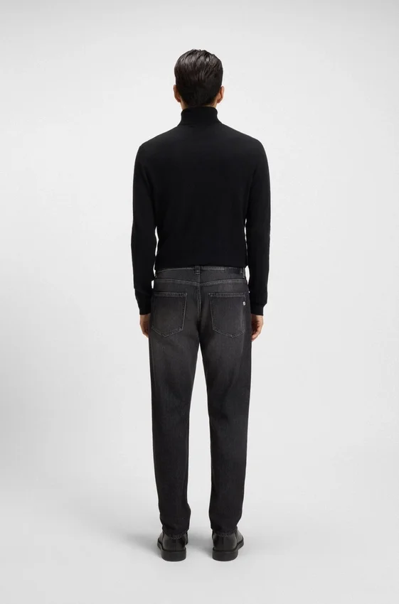 Maine black regular-fit jeans in mechanical-stretch denim Maine black regular-fit jeans in mechanical-stretch denim