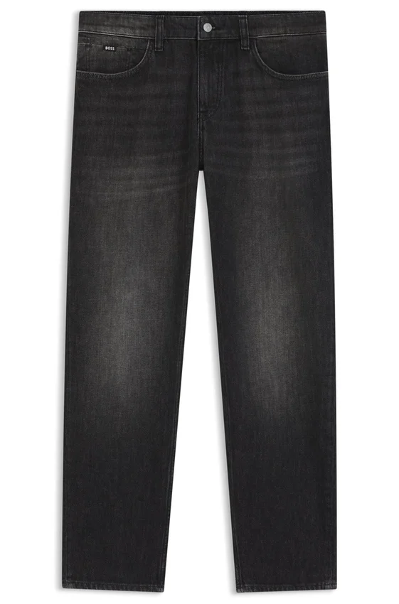 Maine black regular-fit jeans in mechanical-stretch denim Maine black regular-fit jeans in mechanical-stretch denim