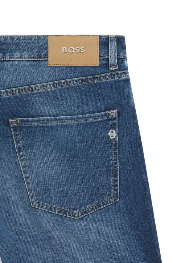 Maine blue regular-fit jeans in comfort-stretch denim Maine blue regular-fit jeans in comfort-stretch denim
