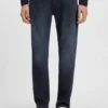 Maine blue regular-fit jeans in knitted denim Maine blue regular-fit jeans in knitted denim