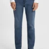 Maine blue regular-fit jeans in performance denim